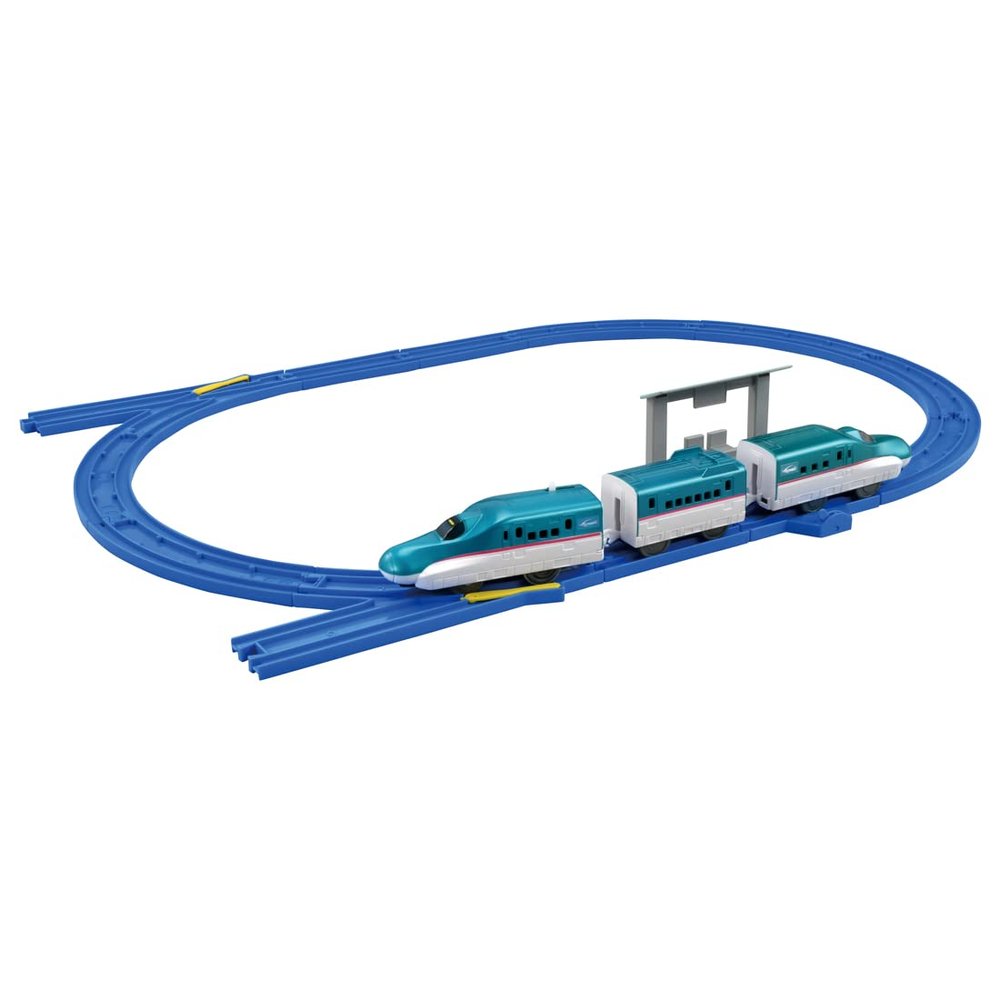 Takara Tomy PLARAIL Takara Tomy 214366 Plarail Entry Set, E5 Series Shinkansen Hayabusa, Trains, Toys, 3 Years Old and Up, Toy Safety Standards Passed, ST Mark Certification