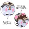 10 Pcs Cartoon Animal Felt Masks for Jungle Themed Party, Christmas, Halloween Costumes - Deer, Hedgehog, Panda, Mouse, Raccoon, Owl, Rabbit, Bear, Fox, Squirrel view 4