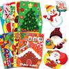 60Sheets Christmas Stickers Crafts for Kids - Make-a- Elf/Nutcracker/Gnomes/Gingerbread House/Santa/Snowman/Xmas Tree, Stocking Stuffers Goodie Bag Gifts Party Favors Supplies (Small Size) view 1