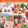 60Sheets Christmas Stickers Crafts for Kids - Make-a- Elf/Nutcracker/Gnomes/Gingerbread House/Santa/Snowman/Xmas Tree, Stocking Stuffers Goodie Bag Gifts Party Favors Supplies (Small Size) view 2