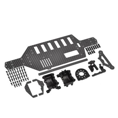 Greendhat Carbon Fiber Lower Deck W/Diff Case Chassis Upgrades for Tamiya TT02 TT02B TT02FT ( Color