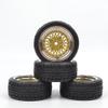 Greendhat 1/10 On Road Drift Tires Wheel Rim 12mm Hex for HSP HPI Redcat Kyosho Tamiya 1:10 Drift Racing Car view 3