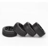 Greendhat 1/10 RC On Road Tires & Aluminum Wheels Rims for Redcat HPI HSP Tamiya TT01 TT02 ( Color : Titanium ) view 3