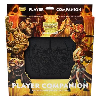 Arcane Tinmen Dragon Shield RPG  Player Companion: Iron Grey - Durable and Sturdy  Dice Tray & Player Storage Box  Tabletop RPG TTRPG  Dungeons and Dragons DND D&D (AT-50011)