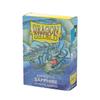 Dragon Shield | Japanese Size Card Matte Sleeves | 60 CT - Smooth & Tough Premium TCG Sleeves - Compatible with Yu-Gi-Oh, Naruto, Cardfight & Vanguard | Sapphire view 1