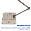 Zerodeko Stands for Display 2 Pcs Action Figure Holders Clamps 2.2cm Doll Waist view 3