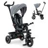 HONEY JOY Tricycle, 5-in-1 Baby Trike Stroller w/Adjustable Push Handle & Canopy, Reversible Seat, EVA Wheels Cup Holder & Storage Basket, Push Tricycle for Toddlers Age 1.5-5 Year Old (Gray) view 1