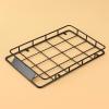 230x147mm Metal Roof Rack Camel Cup Luggage Tray for 1/10 RC Crawler Car Axial SCX10 Traxxas TRX4 RC4WD D90 Parts (Color : Black) view 3