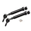 4Pcs Hard Steel Front Rear Drive Shaft 7151 for Traxxas 1/16 Mini E-Revo EREVO Summit Slash 4WD RC Car ( Color : Black ) view 2