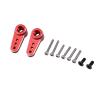 2Pcs Metal 15T Servo Arm Servo Horn Fit EMAX ES08MA Servo for Axial SCX24 1/24 RC Crawler Car Upgrade Parts (Color : Red) view 1