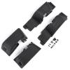 Black Plastic Front and Rear Mud Flaps Fender for 1/10 RC Crawler Car Axial SCX10 II 90046 90047 Upgrade Parts ( Color : Black ) view 1