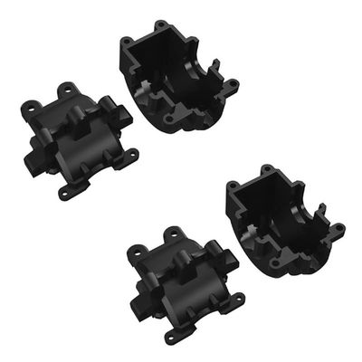2 Set Differential Gear Box Gearbox Case for SG 1603 SG 1604 SG1603 SG1604 1/16 RC Car Spare Parts Accessories ( Color : Black )