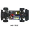 2 Set Differential Gear Box Gearbox Case for SG 1603 SG 1604 SG1603 SG1604 1/16 RC Car Spare Parts Accessories ( Color : Black ) view 2