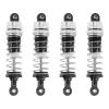 4PCS Upgraded Aluminum Capped Oil Filled Shock Absorber Damper for HBX 16889 M16100A 1/16 RC Car Parts ( Color : Black ) view 1