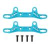2 PCS Aluminum Alloy Front and Rear Shock Tower for Tamiya TT02 TT-02 TT02T 1/10 RC Car Upgrade Parts Accessories ( Color : Blue ) view 1