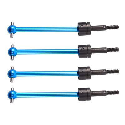 4 Pcs Metal Universal Drive Shaft CVD (64mm) for Tamiya DT03 TT02B TT-02B RC Car Upgrade Parts Accessories ( Color : Navy Blue )