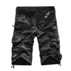 Maiyifu-GJ Men's Relaxed Fit Camo Cargo Shorts Lightweight Multi Pocket Outdoor Short Pants Casual Hiking Tactical Shorts (Black 2,29) view 1