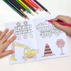 Clabby 24 Pieces Construction Trucks Coloring Book Construction Birthday Party Favors Building Coloring Book Including Dump Trucks Diggers Cranes Tractors for Kids Home Supplies School Activity view 4