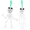 Alipis Halloween Skeleton Pull String Toys for Boys Girls - Spooky Props Skull Sticky Squishy Party Favors 15 Inch Pull Skeleton view 1