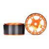 4PCS Metal Wheel Hub Tires for AXIAL SCX24 AXI00006 AXI90081 AXI00002 AXI00001 1/24 Mini RC Model Car Crawler Accessories (Orange) view 3
