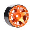 4PCS Metal Wheel Hub Tires for AXIAL SCX24 AXI00006 AXI90081 AXI00002 AXI00001 1/24 Mini RC Model Car Crawler Accessories (Orange) view 4