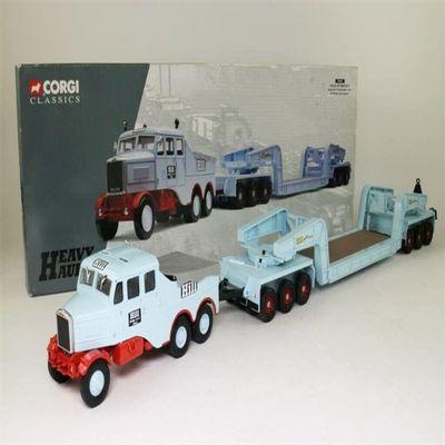 Corgi Hills of BOTLEY for Scammell Constructor & 24 Wheel Low Loader Ltd Edition 1/50 DIECAST Truck Pre-Built Model
