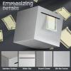 4 Pcs Piggy Bank for Adults Stainless Steel Adults Savings Bank Must Break to Open Metal Money Bank Money Saving Box, 4.72 Inch (Silver) view 2
