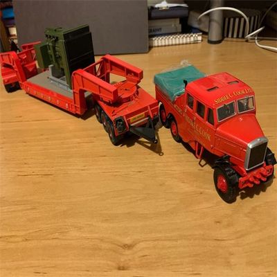 Corgi for Scammell Constructor & 24 Wheel Trailer + Load SIDDLE C. Cook Ltd Edition 1/50 ABS Truck Pre-Built Model