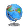 BSHAPPLUS World Globe with Stainless Steel Stand 13 inch, 720 Rotating & HD Waterproof Material, Teaching/Geographic/Decorative Globes with Clear Text for Elementary, Classroom, Home, School, Office view 1