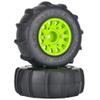 4PCS Rubber Sand Tires Wheels12mm/14mm/17mm Hex RC Wheels and Tires for 1/10 Scale Arrma Senton Tires Traxxas Slash Tires Axial Redcat Rc4wd Hex Detachable Replacement Snow Tires Desert Tires view 3
