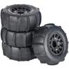 4PCS Rubber Sand Tires Wheels12mm/14mm/17mm Hex RC Wheels and Tires for 1/10 Scale Arrma Senton Tires Traxxas Slash Tires Axial Redcat Rc4wd Hex Detachable Replacement Snow Tires Desert Tires view 1