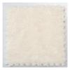 10Pcs Interlocking Foam Playmats, Soft Plush Floor Tile Mats with Borders, Puzzle Carpet Mat for Crawling Playmat Yoga, 12" X 12",White view 1