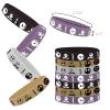 CupaPlay 24 PCS Halloween Christmas Party Favors Rubber Bracelets - Halloween Trick or Tread Skeleton Demon Party Supplies Goodie Bag Stuffers Fillers Silicone Wristbands view 2