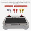 DJI RC thumb rocker Mini3 Pro with screen remote control joystick For DJI Mini3 Pro Combo Drone, Golden Aluminum Controller Stick Joystick Thumb Rocker Replacement Accessories (Red) view 2