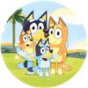 Amscan 9915378-66 - Bluey Kids Birthday Party Paper Plates - 8 Pack view 1