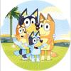 Amscan 9915378-66 - Bluey Kids Birthday Party Paper Plates - 8 Pack view 2