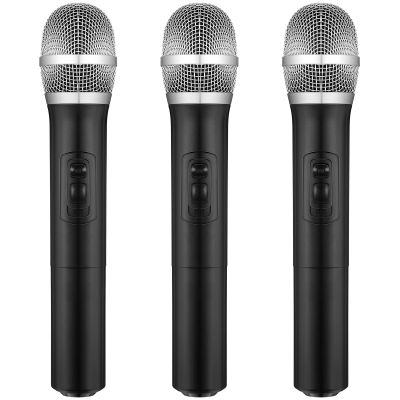 Kacctyen 3 Pcs Fake Microphone Toy Prop - Plastic Realistic Pretend Mics for Karaoke, Carnival Costume, Speech Practice, Party Favor (Novel Style)