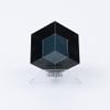 CMY Cubes The K Cube (30mm) - Black Hue Cube - Optical Color Cube - Diamond Polished - Teaches Subtractive Color Mixing - Educational, Scientific, Physics & Kinetic Art Desk Object view 1