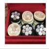 30 Pieces Backgammon Checkers 1.08 Inch Inlaid Mother of Pearl Board Game Playing Game Chips with 4 Dice, Black and White (1.08 inch (Inlaid Mother of Pearl)) view 1