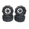 SM SunniMix RC Car Desert Wheels with Paddle Tires Sand Desert Crawler Tyre for 1/12, 1/14 1/16 144001 124019 12424001 RC Crawler Buggy Car Accessory view 1