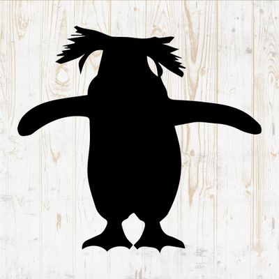 Penguin Wall Decals - Penguin Wall Stickers - Penguin Silhouette Peel and Stick - Car Window Tumbler Laptop Water Bottle Bedroom Nursery Living Girls Kids Room Home Kitchen Decor Bar Cafe DWSV10076