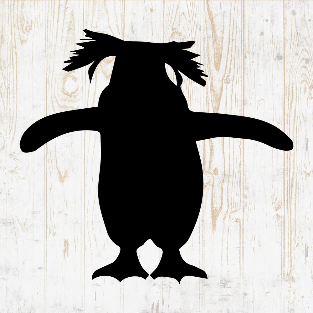 Penguin Wall Decals - Penguin Wall Stickers - Penguin Silhouette Peel and Stick - Car Window Tumbler Laptop Water Bottle Bedroom Nursery Living Girls Kids Room Home Kitchen Decor Bar Cafe DWSV10076