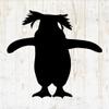 Penguin Wall Decals - Penguin Wall Stickers - Penguin Silhouette Peel and Stick - Car Window Tumbler Laptop Water Bottle Bedroom Nursery Living Girls Kids Room Home Kitchen Decor Bar Cafe DWSV10076 view 1
