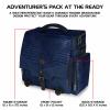 ENHANCE Travel Bag for DND Collector's Edition, Bag Compatible with Dungeons and Dragons, Battle Mat Holder, Dice Pockets and Accessories, Carry 4-8 Books (Blue Dragon) view 2