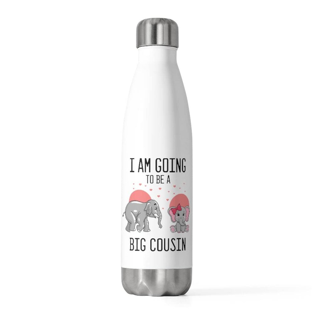 20oz Insulated Bottle Humorous I'm Going To A Big Cousin Baby Announcement Lover Novelty Pregnancy 20oz
