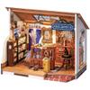 Rolife DIY Miniature Dollhouse Kit-Tiny House DIY Kit for Adults and Kids-1:20 Miniature House Kit-Miniature Things Hobbies for Women and Men-Halloween/Christmas Decorations/Gifts-LED Book Nook Kits view 1