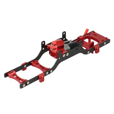 BAIJAC Metal RC Body Chassis Frame Kit Fits for WPL C14 C24 MN D90 99s Car Upgrade Truck Car Spare Parts Wheelbase Assemble Shell Frame ( Color : Red for MN )