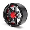 1/2/4pcs Metal Wheel 2.2 Beadlock Wheels Rims for 1/10 RC Crawler Axial SCX10 TRX4 ( Color : Black 1pcs ) view 1