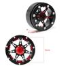1/2/4pcs Metal Wheel 2.2 Beadlock Wheels Rims for 1/10 RC Crawler Axial SCX10 TRX4 ( Color : Black 1pcs ) view 3