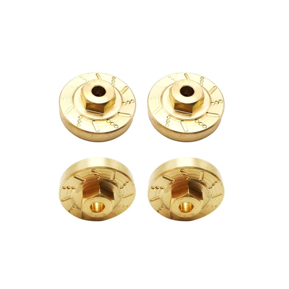 BAIJAC 1/16 RC Car Parts Metal Steering Cup Shock Absorber Brass Wheel Hub Combiner CVD Front Rear Drive Shaft for XIAOMI Suzuki Jimny (Color : Lavender)